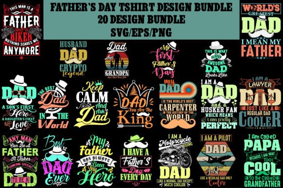Father's Day Bundle Design: Graphics & T-Shirt Designs Review