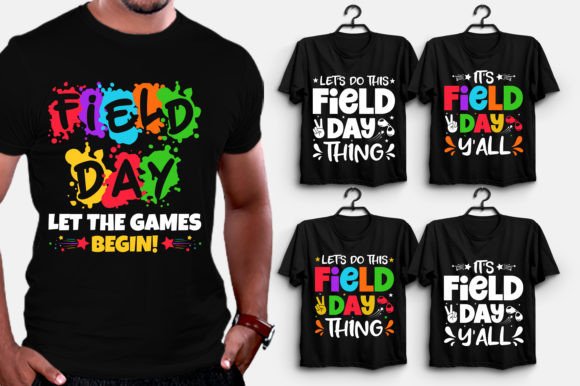 Field Day T-Shirt Design PNG SVG EPS Graphics Review