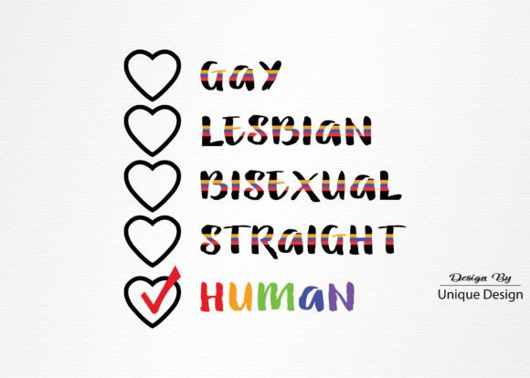 LGBTQ Pride Month Human SVG Design Graphics Review