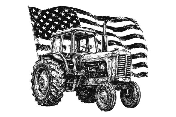 Tractor Flag SVG Design: Graphics & T-Shirt Designs Review