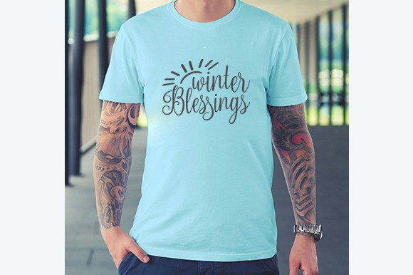 Winter Typography Graphics for T-Shirt Designs
